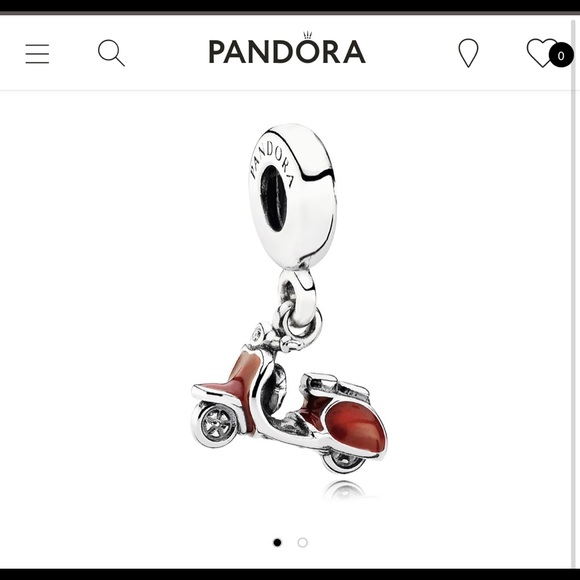 Pandora Jewelry - Pandora Retired Red Scooter Charm